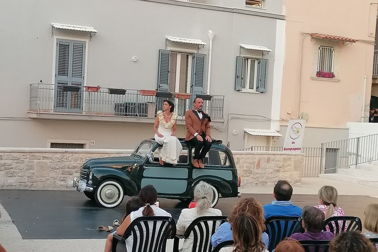 Piazza G. Toniolo con lo spettacolo