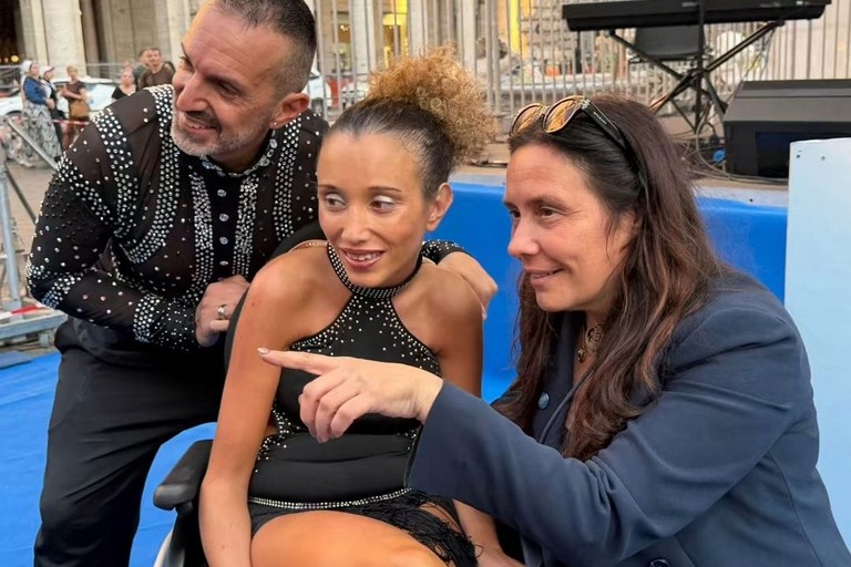 Andria sul tetto dell’inclusione a Roma: la ballerina Titti Ieva e il maestro Gianpaolo Brescia emozionano il FIABA Day