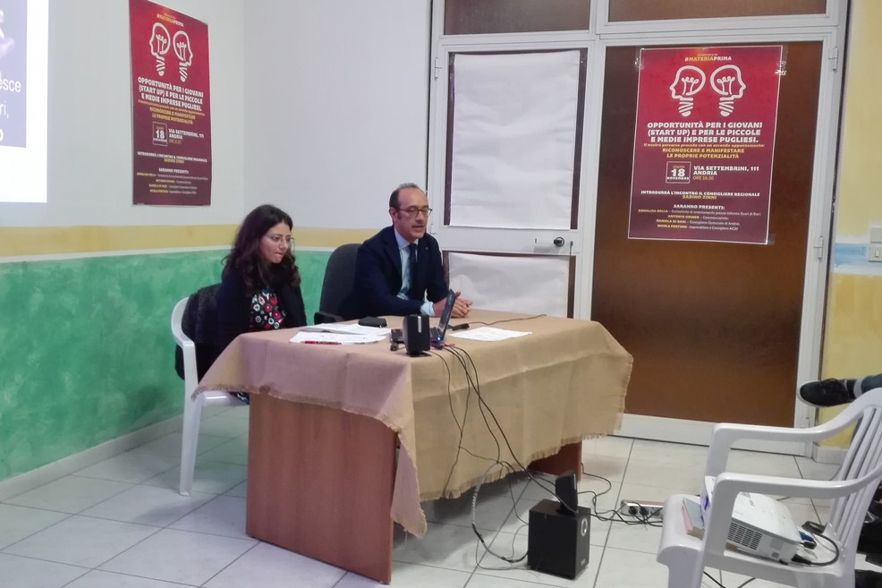 Materia prima: Start-up, giovani e piccole imprese